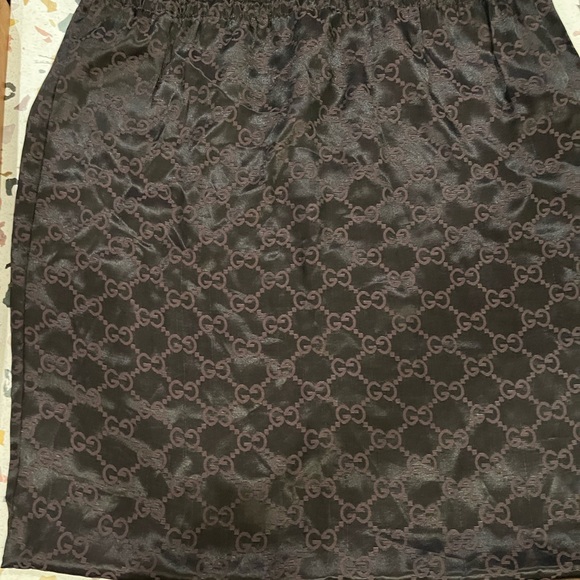 VINTAGE GUCCI BLACK CC CANVAS ECLIPSE TOTE - Picture 7 of 8